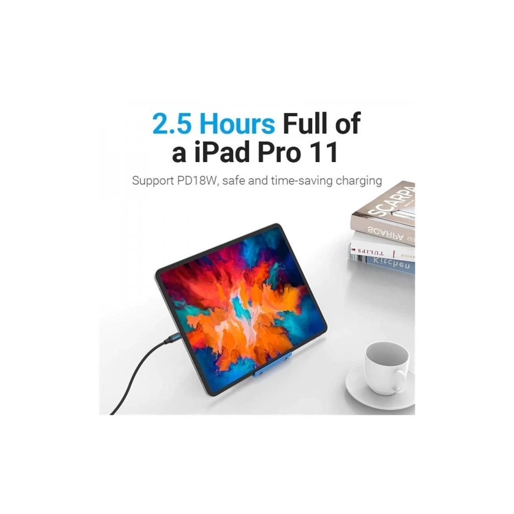 Дата кабель USB 2.0 C Male to C Male 5A Cable 1.5M Black PVC Type VENTION (COTBG) - зображення 6