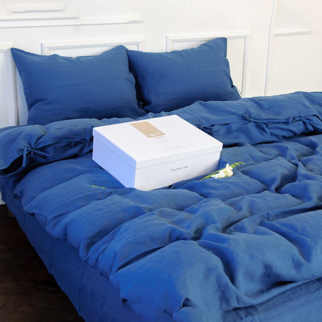 Постільна білизна MirSon Льон Bluebottle 2х160х220 (2200005371541) - изображение 12