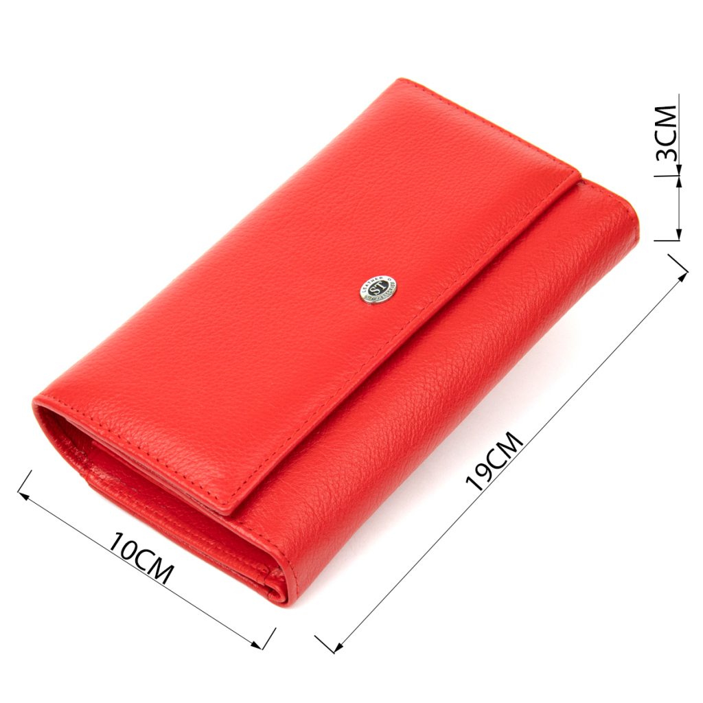 Гаманець ST Leather Червоний (19391) - изображение 3