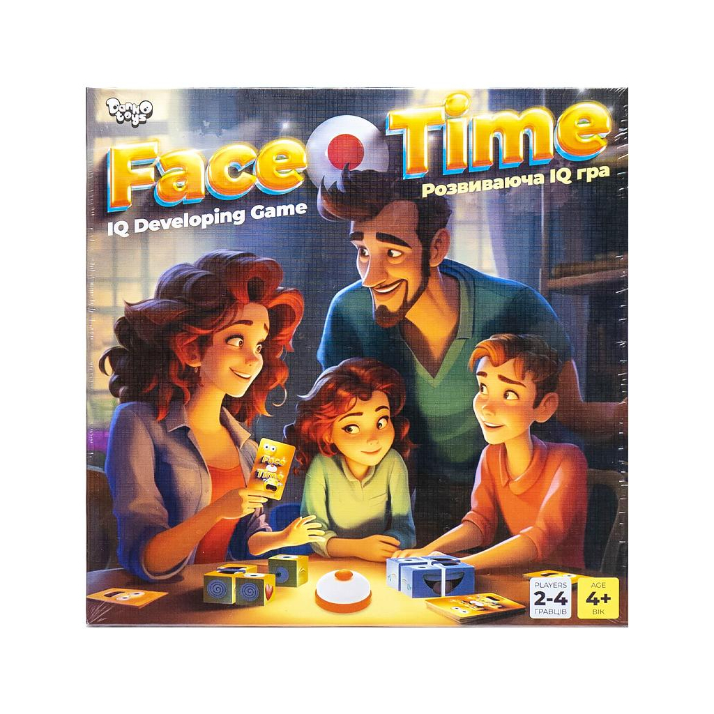 Настільна гра Danko Toys Розвиваюча IQ гра Face Time (укр.) (FT-01-01) - зображення 2
