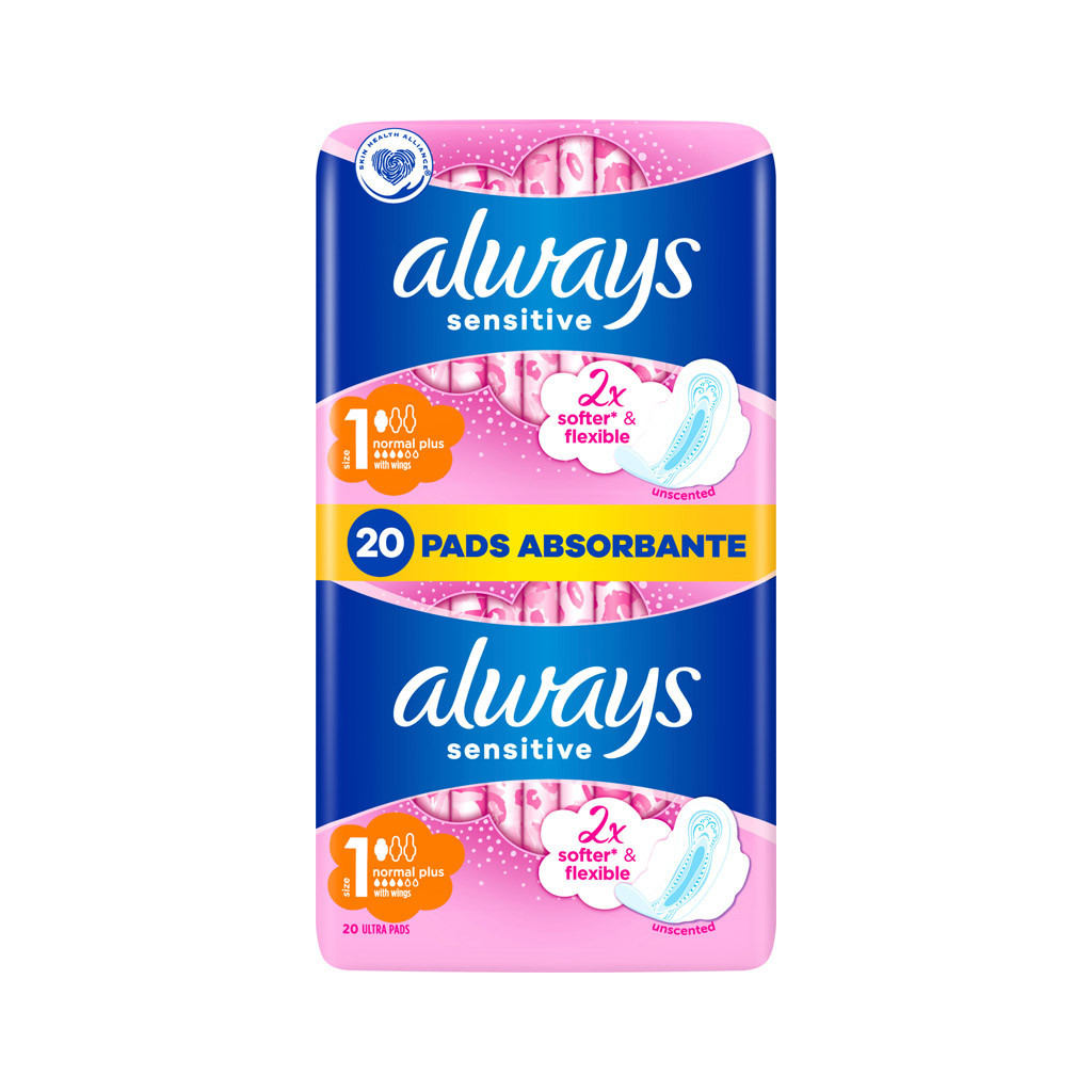 Гігієнічні прокладки Always Ultra Sensitive Normal розмір 1 20 шт. (4015400213932) - изображение 2