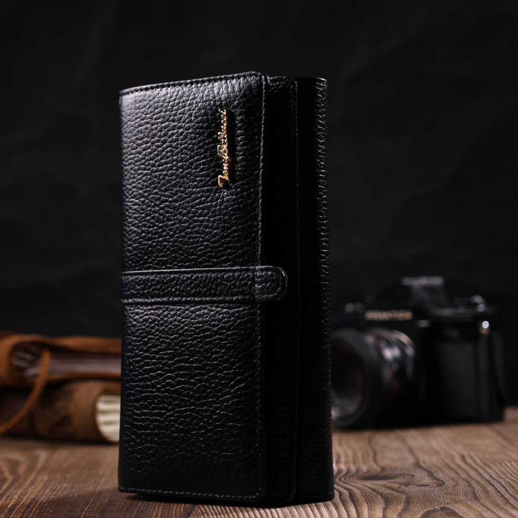 Гаманець Tony Bellucci З натуральної шкіри Чорний (21961) - зображення 8