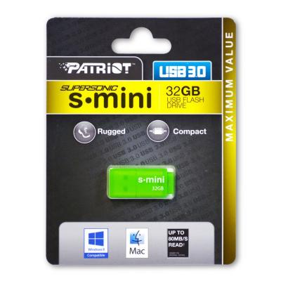 USB флеш накопичувач Patriot 32GB Supersonic S-mini USB 3.0 (PSF32GSMUSB) - зображення 6