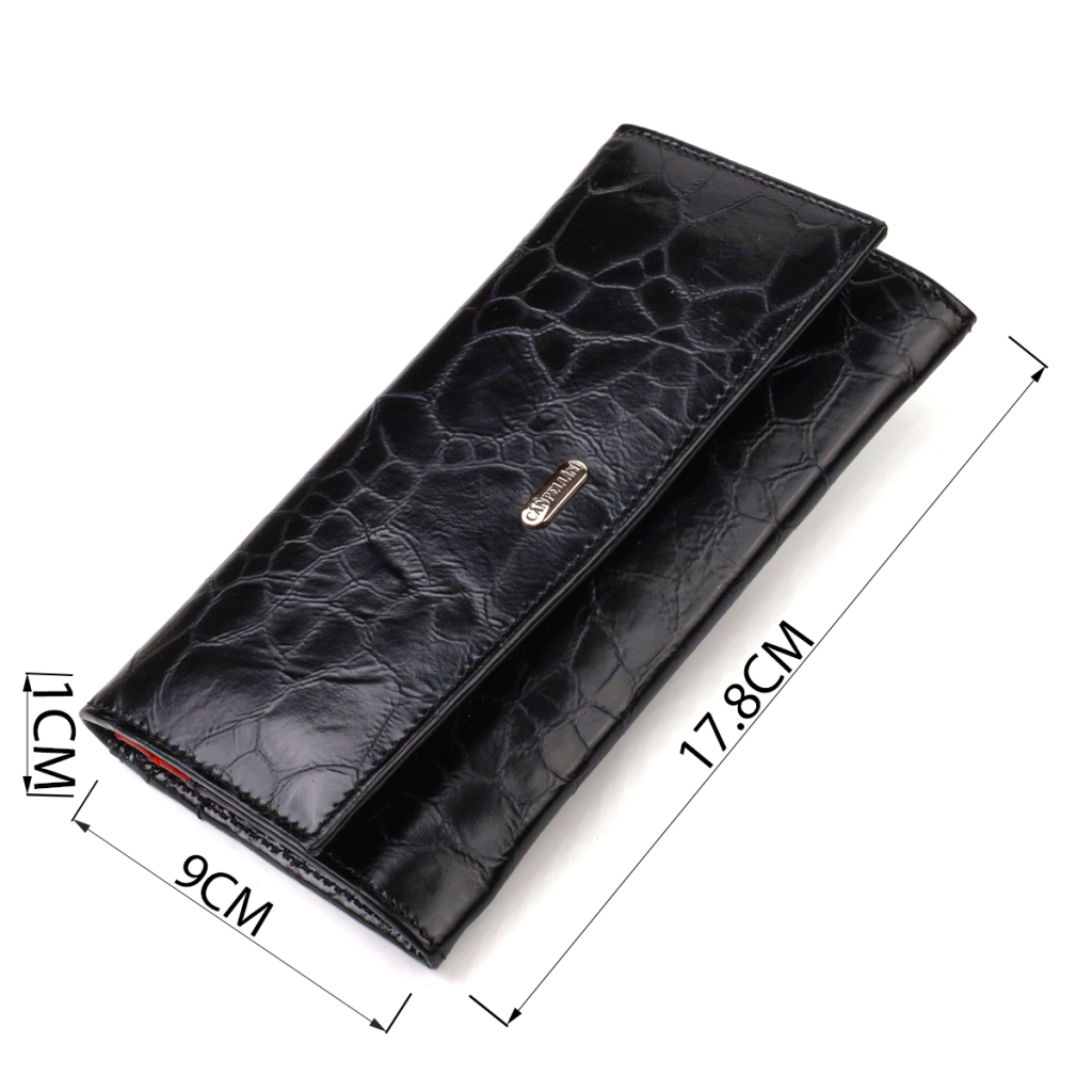 Гаманець Canpellini З натуральної шкіри Чорний (21834) - зображення 3