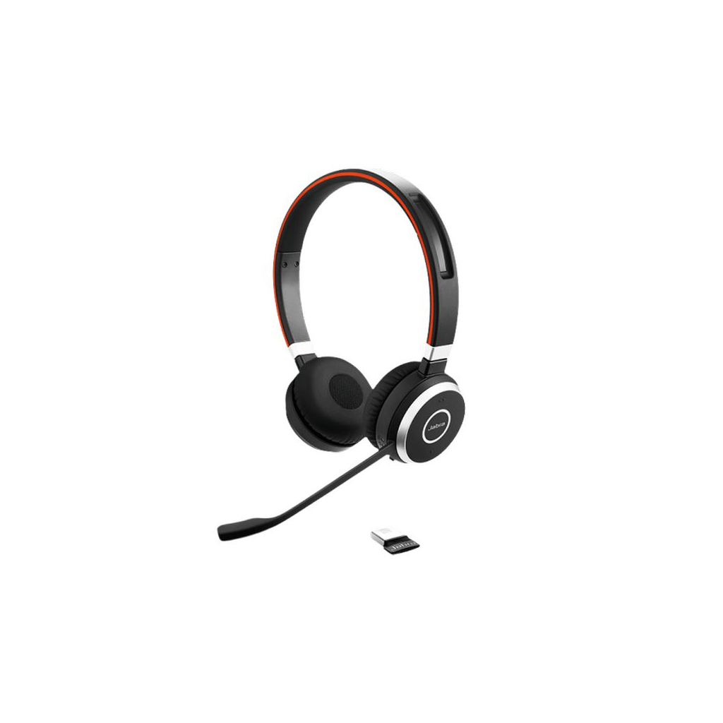 Навушники Jabra Evolve 65 SE Link380a UC Stereo + with charging base (6599-833-499) - зображення 3