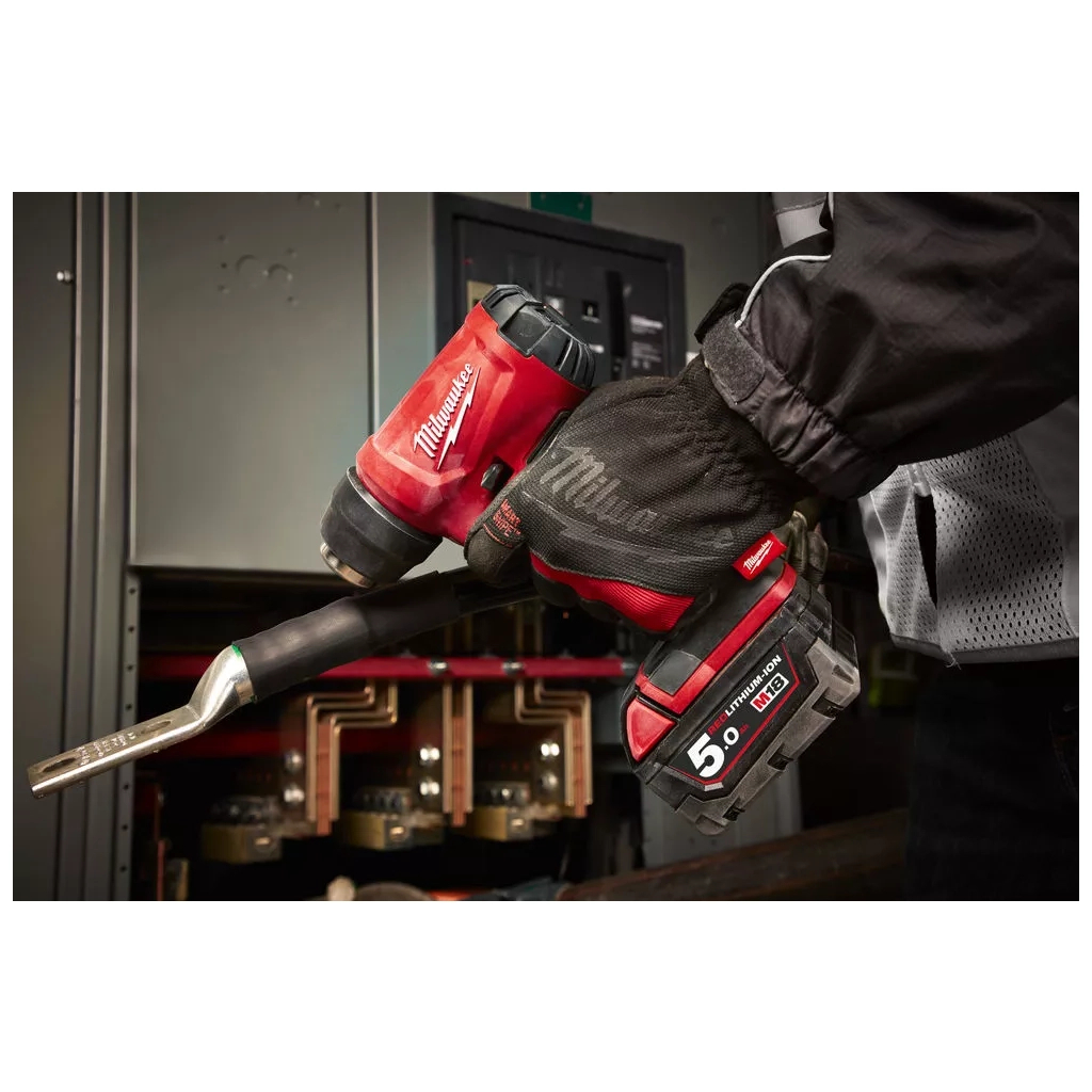 Будівельний фен Milwaukee M18 BHG-502C 2x5Ah, кейс (4933459772) - изображение 9