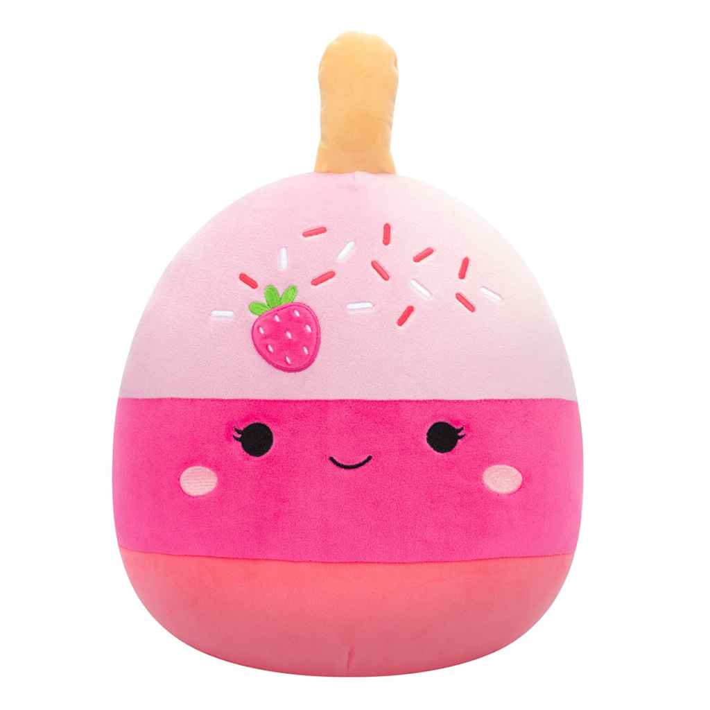 М'яка іграшка Squishmallows Полуничний кейк-поп Пама 30 см (SQCR06573) - зображення 1