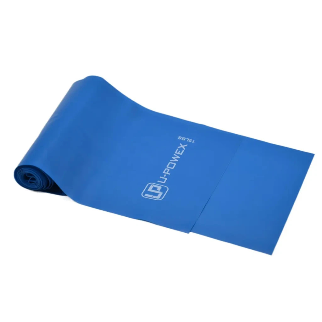 Еспандер U-Powex для фітнесу та реабілітації Fitness band 0.4мм 6.8 кг Blue (UP_1007_Blue) - изображение 2