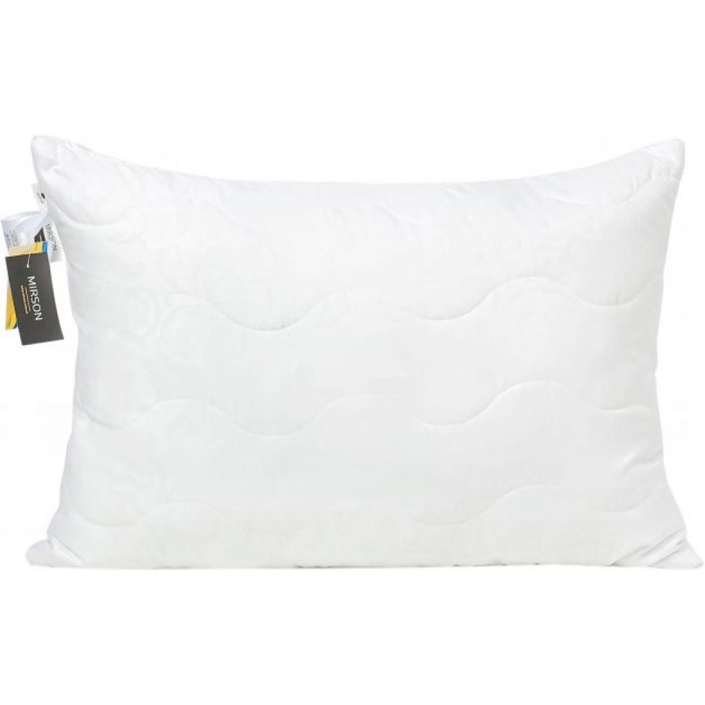 Подушка MirSon шовкова №1615 Eco Light White Середня (2200002647274) - зображення 1