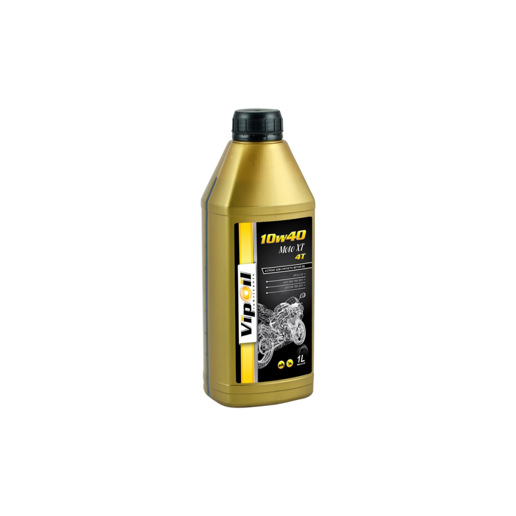 Моторна олива VIPOIL VipOil MOTO XT 4T 10W-40, 1л (0201651) - зображення 1
