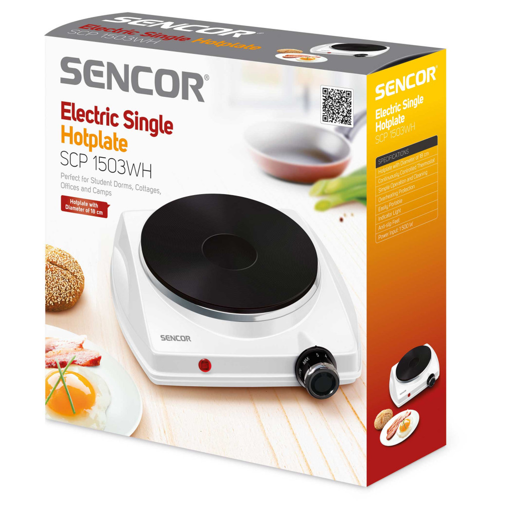 Настільна плита Sencor SCP1503WH - зображення 3