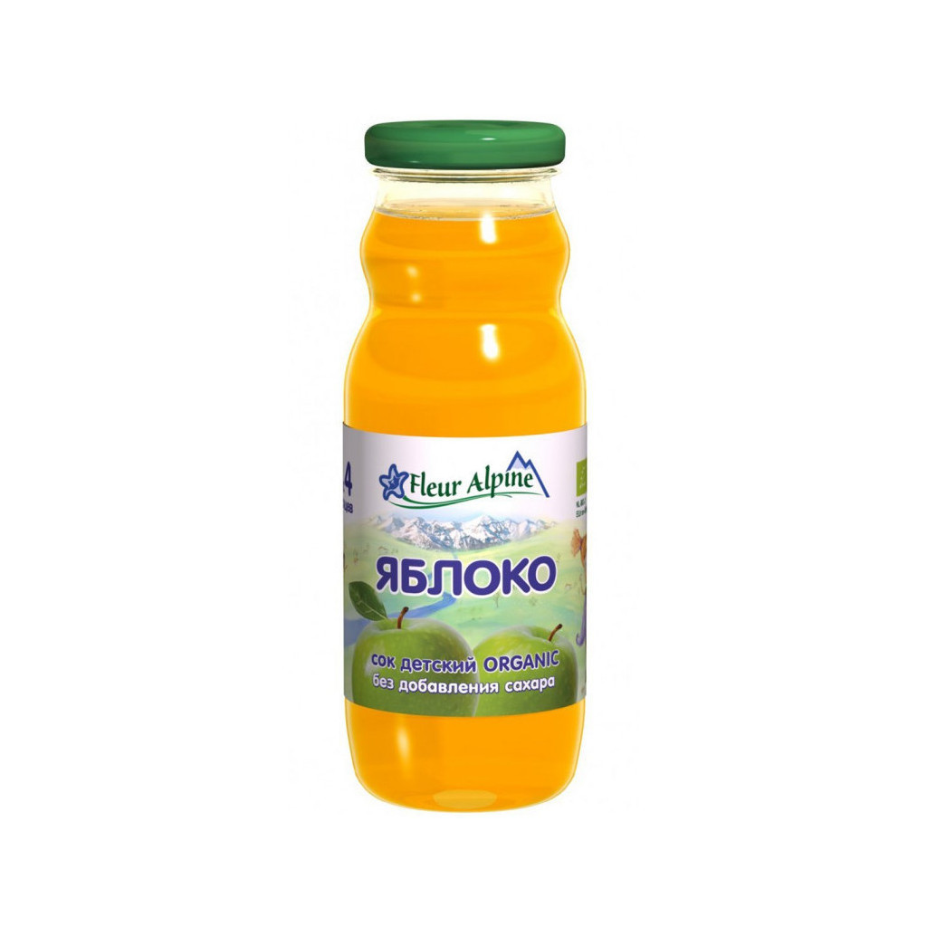 Сік дитячий Fleur Alpine Яблуко, 200 мл (8717903002582) - изображение 1