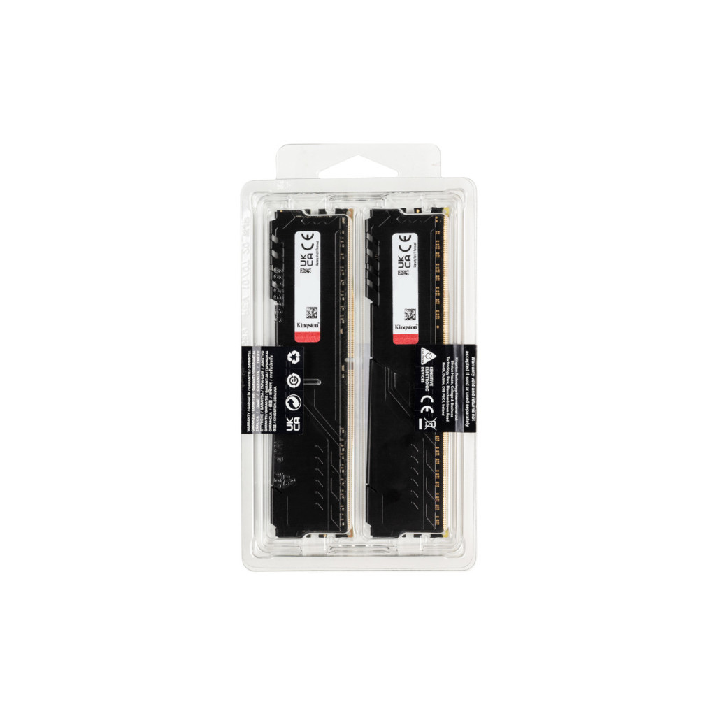 Модуль пам'яті для комп'ютера DDR4 8GB (2x4GB) 2666 MHz Fury Beast Black Kingston Fury (ex.HyperX) (KF426C16BBK2/8) - зображення 11