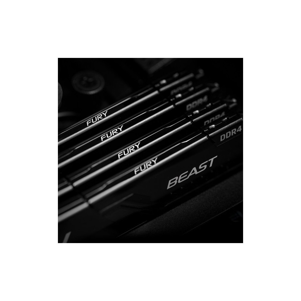 Модуль пам'яті для комп'ютера DDR4 16GB 3000 MHz FURY Beast Black Kingston Fury (ex.HyperX) (KF430C16BB/16) - зображення 11