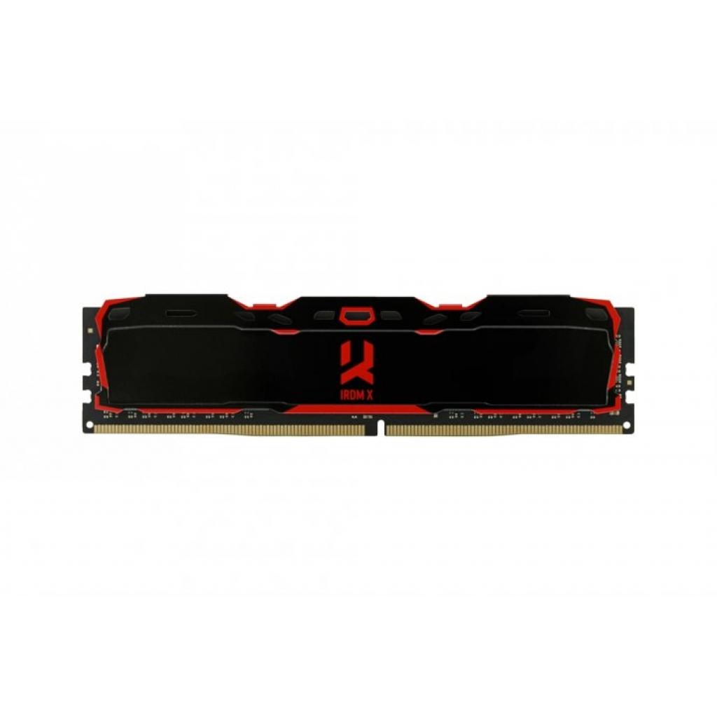 Модуль пам'яті для комп'ютера DDR4 8GB 3200 MHz IRDM X Black Goodram (IR-X3200D464L16SA/8G) - зображення 1