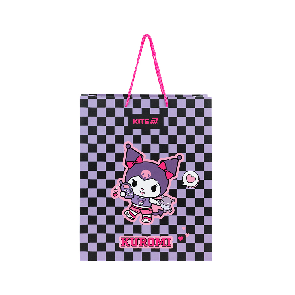 Подарунковий пакет Kite Kuromi, 26х32 см (HK25-266-2) - изображение 2
