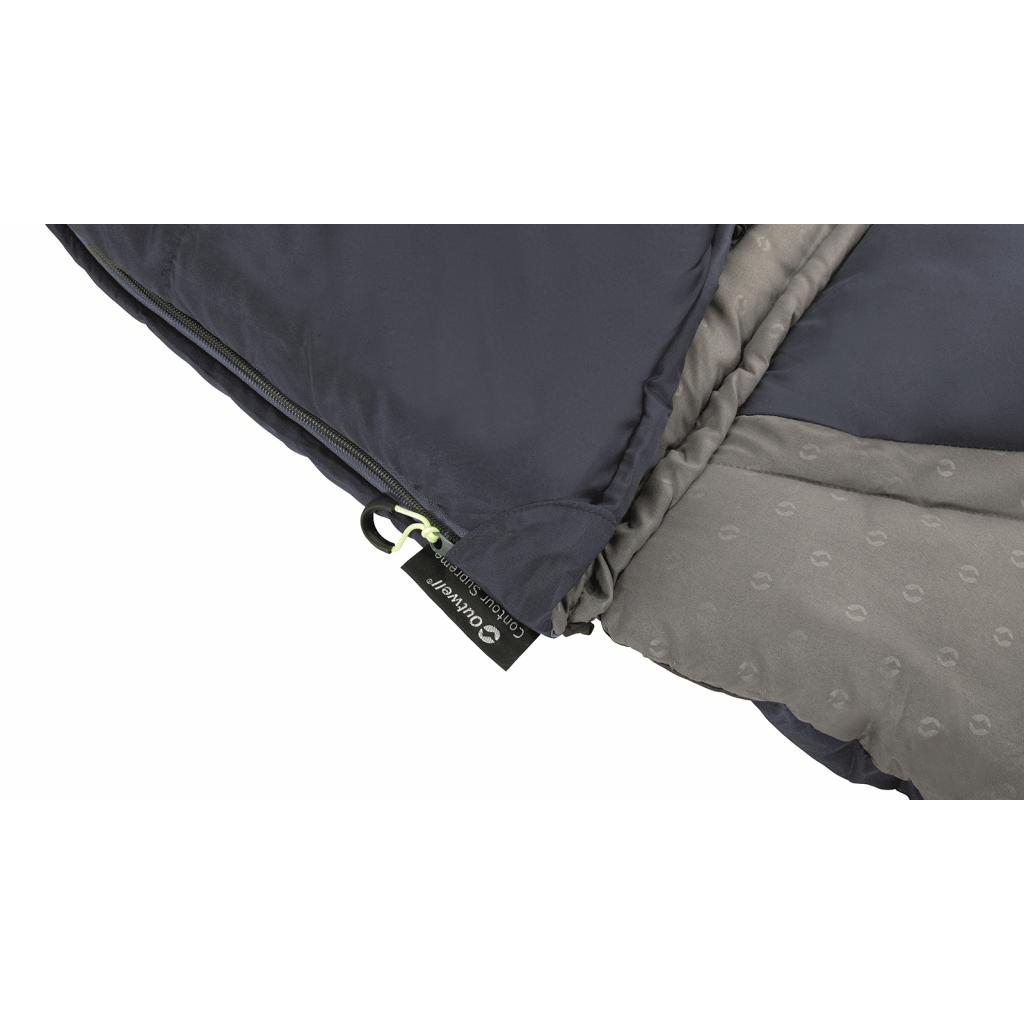 Спальний мішок Outwell Contour Lux Reversible -3C Deep Blue Left (928749) - зображення 5