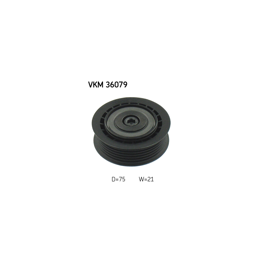 Ролик натягувача ременя SKF VKM 36079 - зображення 1