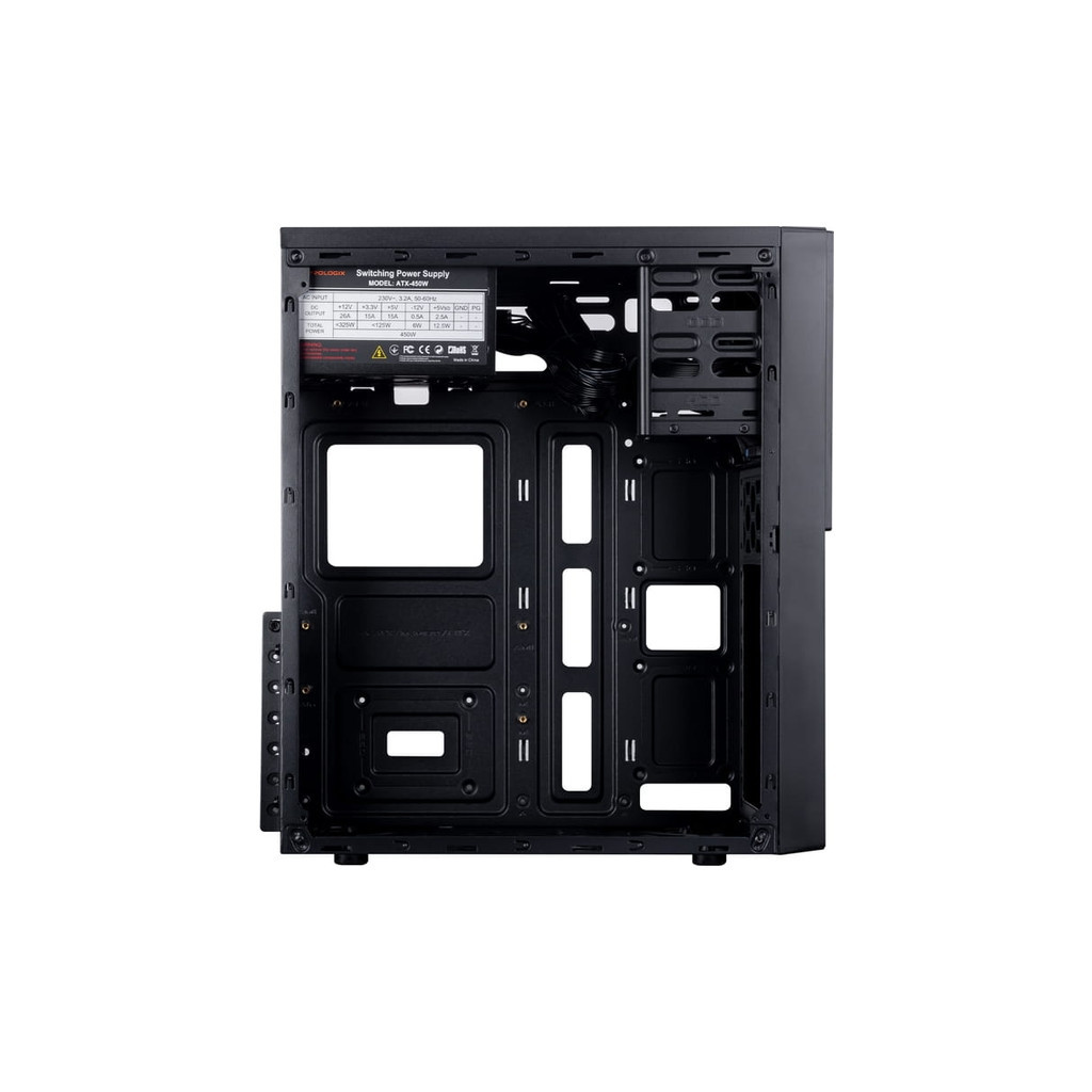 Корпус Prologix E111 450W Black - зображення 4