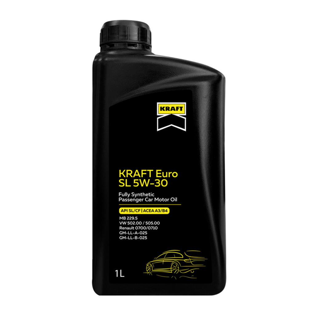 Моторна олива KRAFT Euro SL 5W-30, 1л (708134) - зображення 1