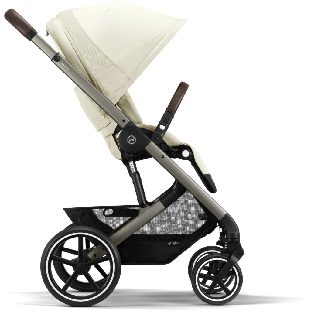 Коляска Cybex Balios S Lux TPE Seashell Beige (з бампером) (522002565) - зображення 4