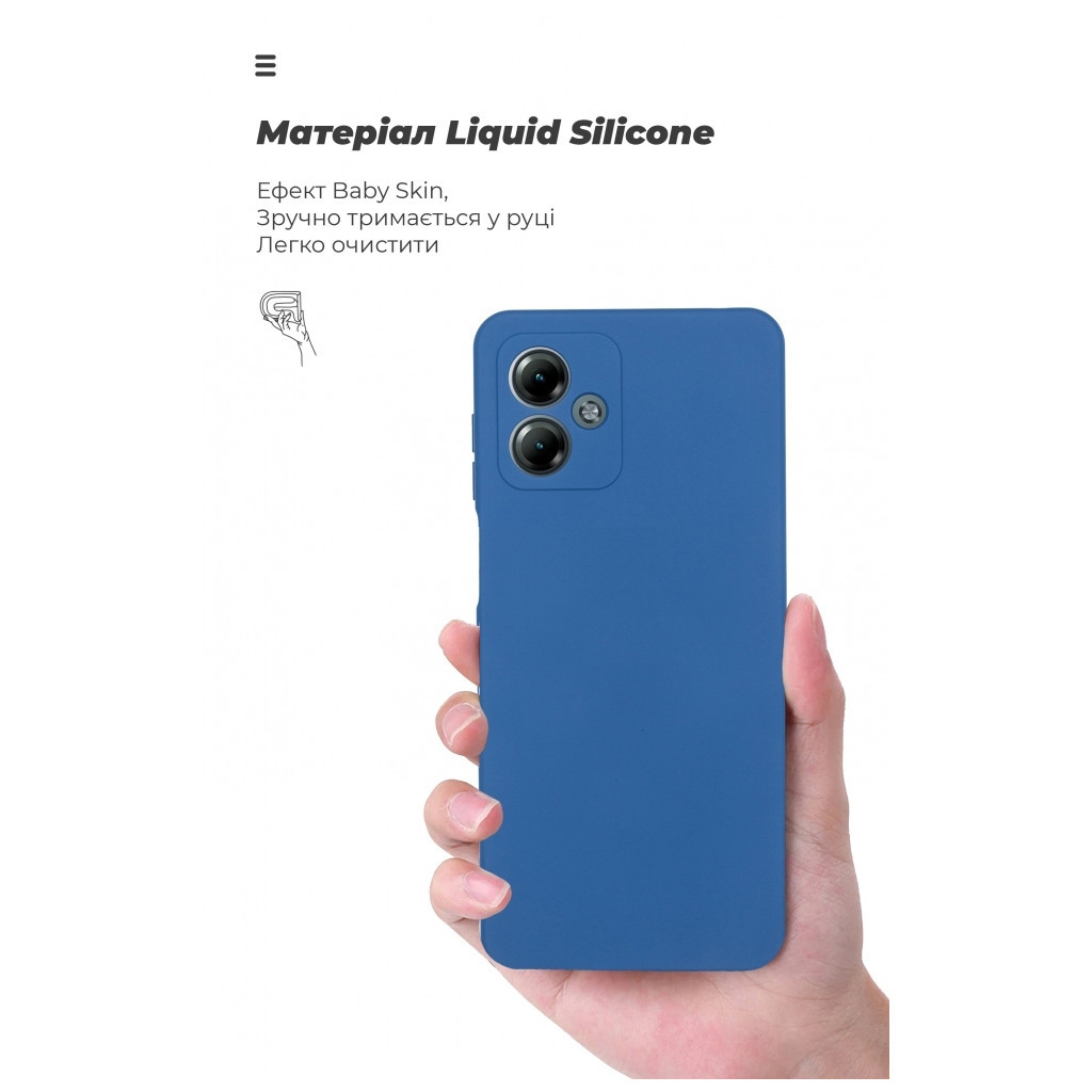 Чохол до мобільного телефона Armorstandart ICON Case Motorola G14 Camera cover Dark Blue (ARM70474) - зображення 7