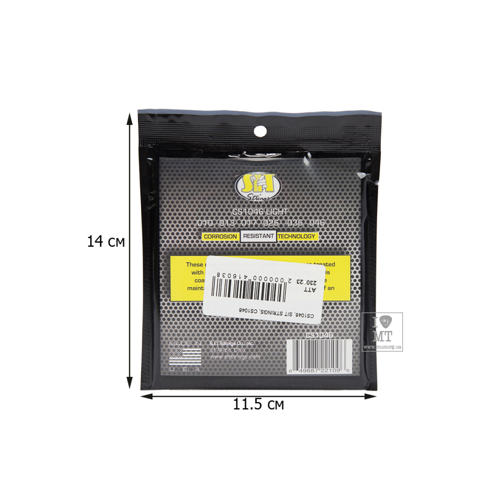 Струни для гітари SIT Strings CS1046 (10-46) (230923) - зображення 2