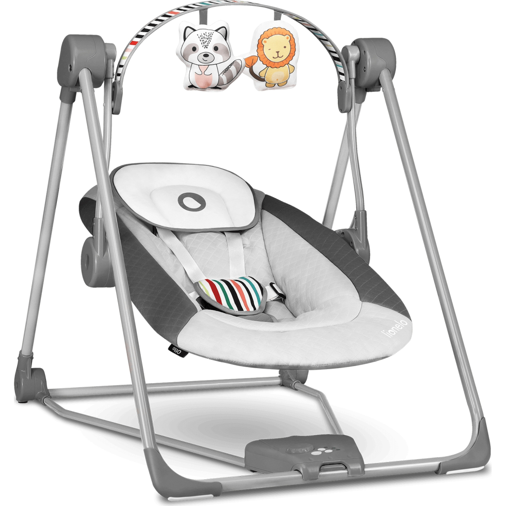 Крісло-гойдалка Lionelo Otto Cozy Grey (LO-OTTO COZY GREY) - зображення 3