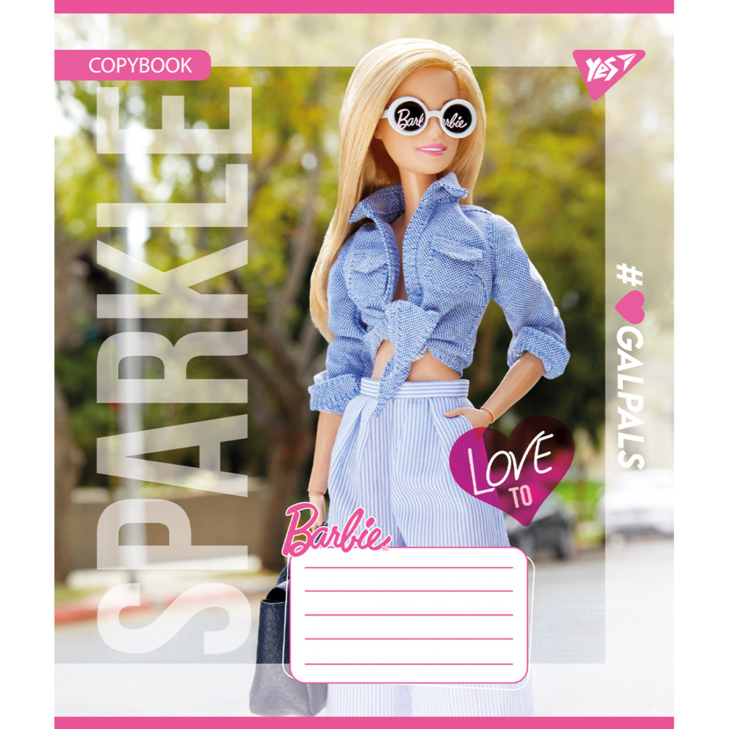 Зошит Yes Barbie 12 аркушів лінія (767224) - зображення 3