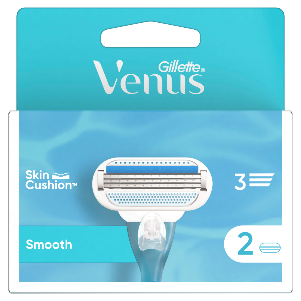 Змінні касети Gillette Venus Smooth 2 шт. (7702018490943/7702018495078) - зображення 2