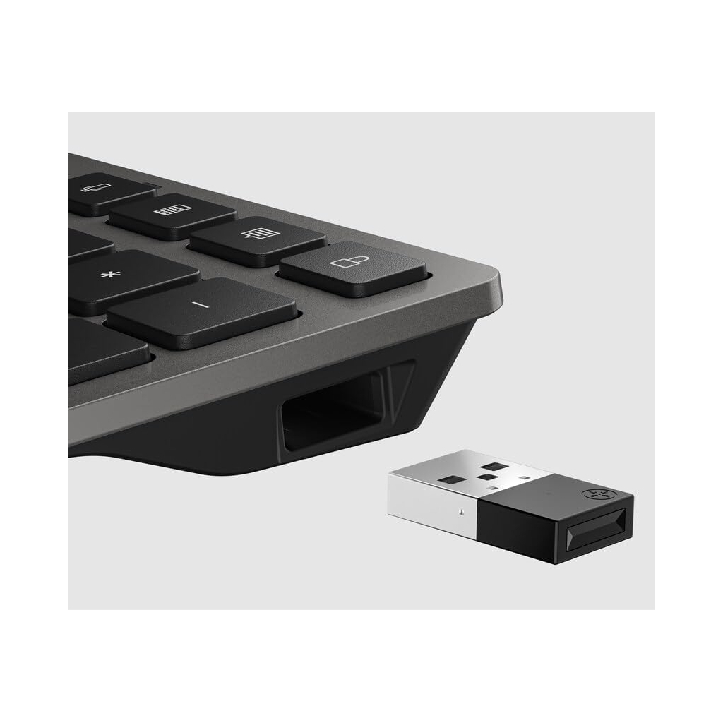 Клавіатура HP 720 Multi-Device Rechargeable Wireless/Bluetooth UA Black (9T5B1AA) - зображення 9