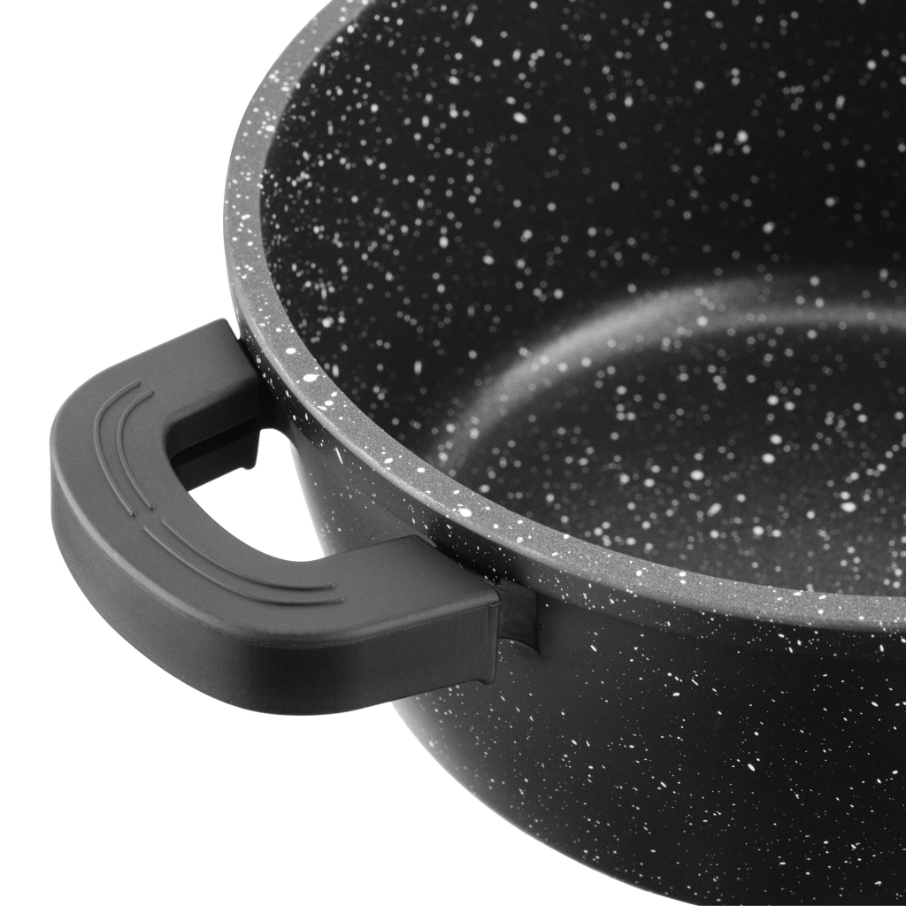 Каструля Ardesto Gemini Anzio, 1.8л, алюміній, чорний (AR2418GE) - зображення 7