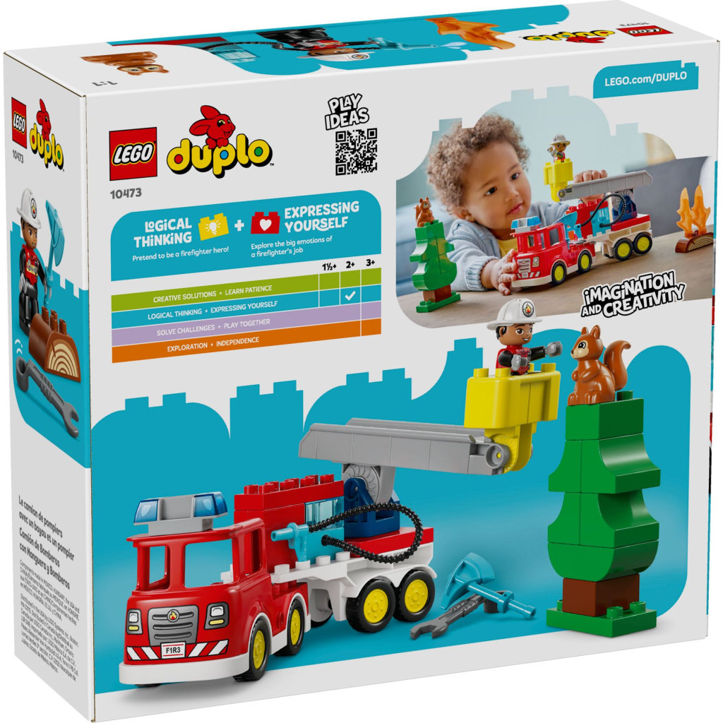 Конструктор LEGO DUPLO Town Пожежна машина зі шлангом і пожежником (10473) - зображення 7