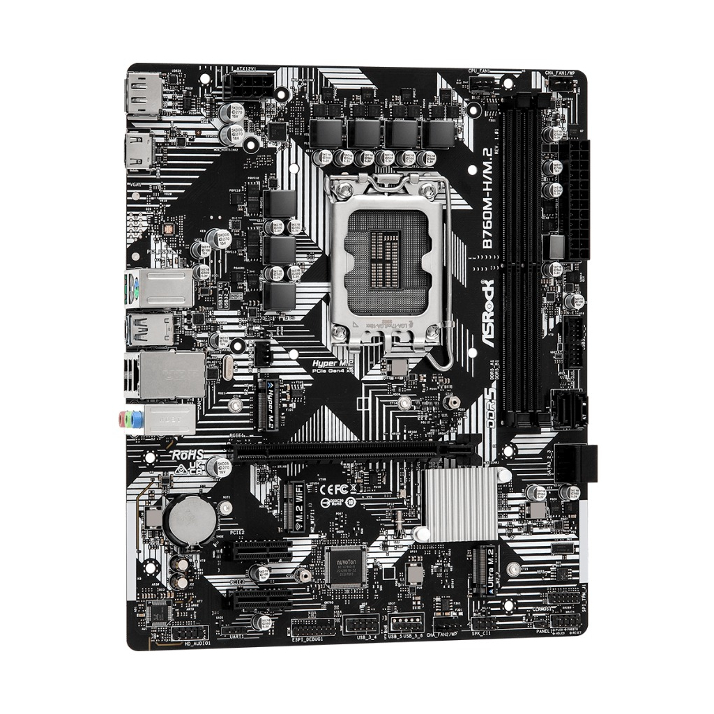 Материнська плата ASRock B760M-H/M.2 - зображення 4