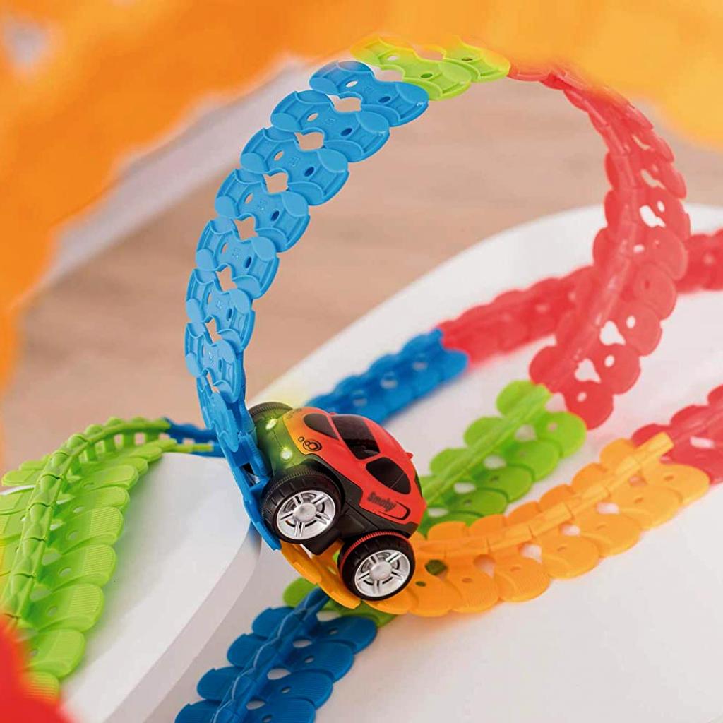 Автотрек Smoby Флекстрім з машинкою зі світловими ефектами 184 елементи (180902) - зображення 4