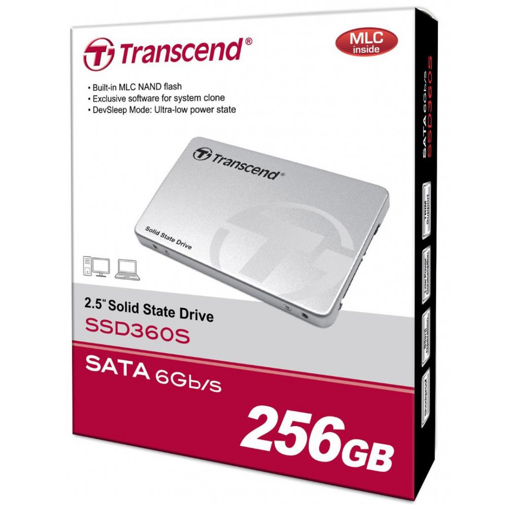 Накопичувач SSD 2.5" 256GB Transcend (TS256GSSD360S) - зображення 5