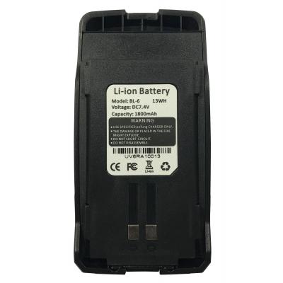 Акумуляторна батарея Baofeng для UV-6R Std 1800mAh (BL-6) - зображення 1