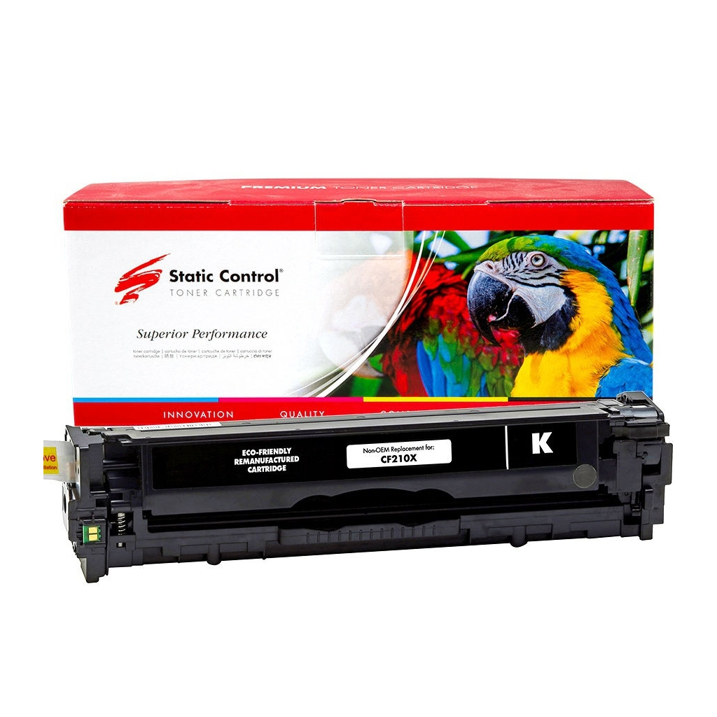 Картридж Static Control HP CF210X (131X), Canon 731H black Parrot (002-01-LF210X) - зображення 1