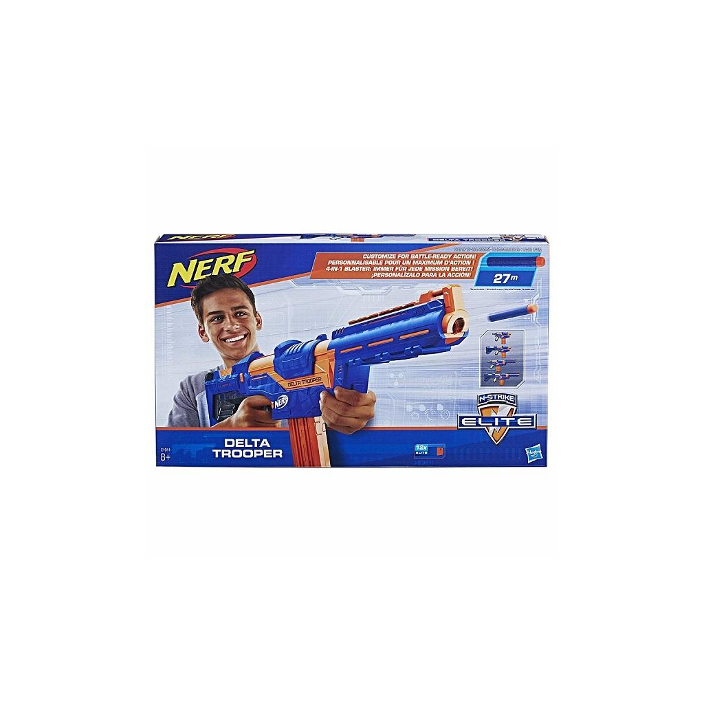Іграшкова зброя Hasbro Nerf Elite Delta Trooper (E1911) - зображення 5