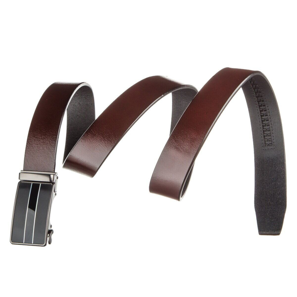 Ремінь Vintage З автоматичною пряжкою Коричневий (20210) - зображення 10