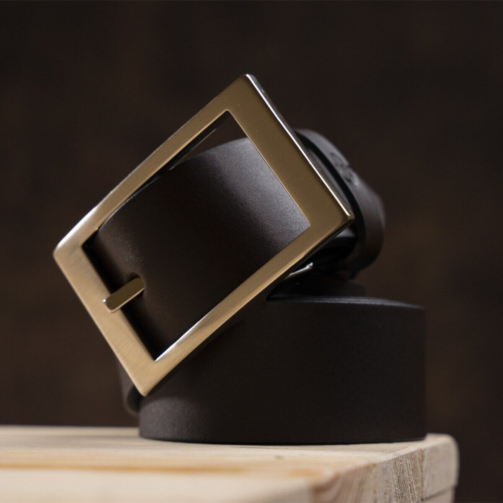 Ремінь Grande Pelle Шкіряний Коричневий (00242) - зображення 5