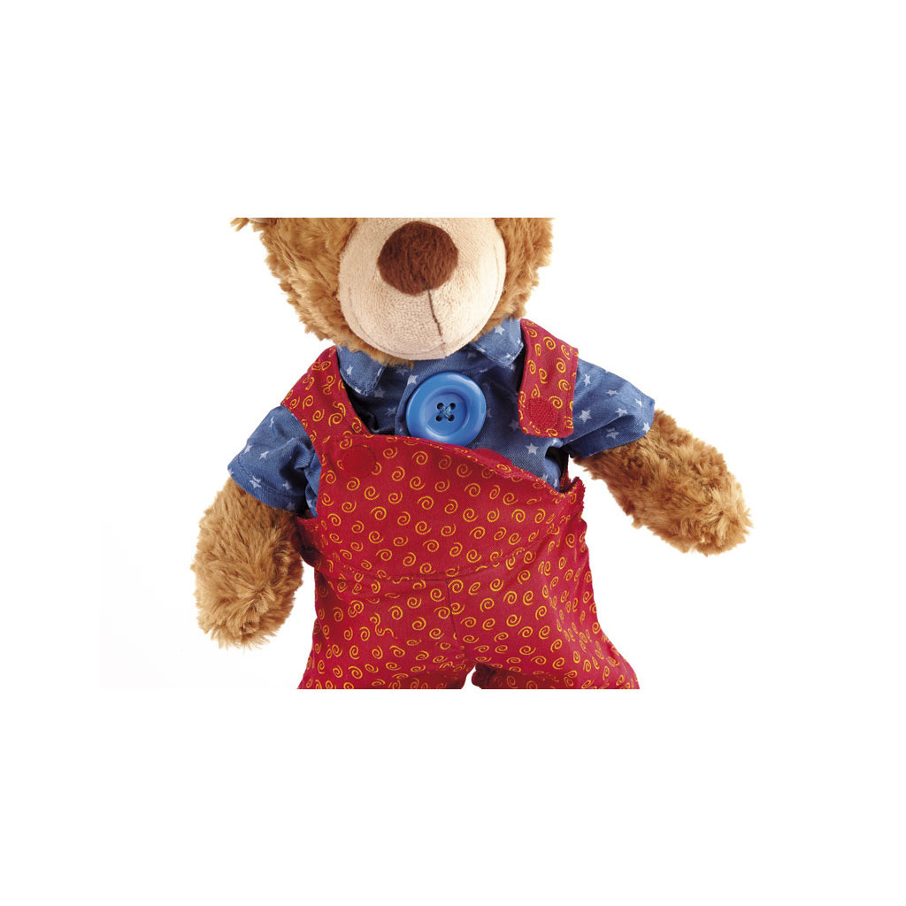 М'яка іграшка Sigikid Ведмедик з одягом 35 см (40031SK) - зображення 8