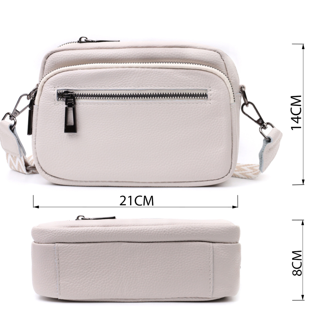 Сумка Vintage З натуральної шкіри Біла (22642) - зображення 3