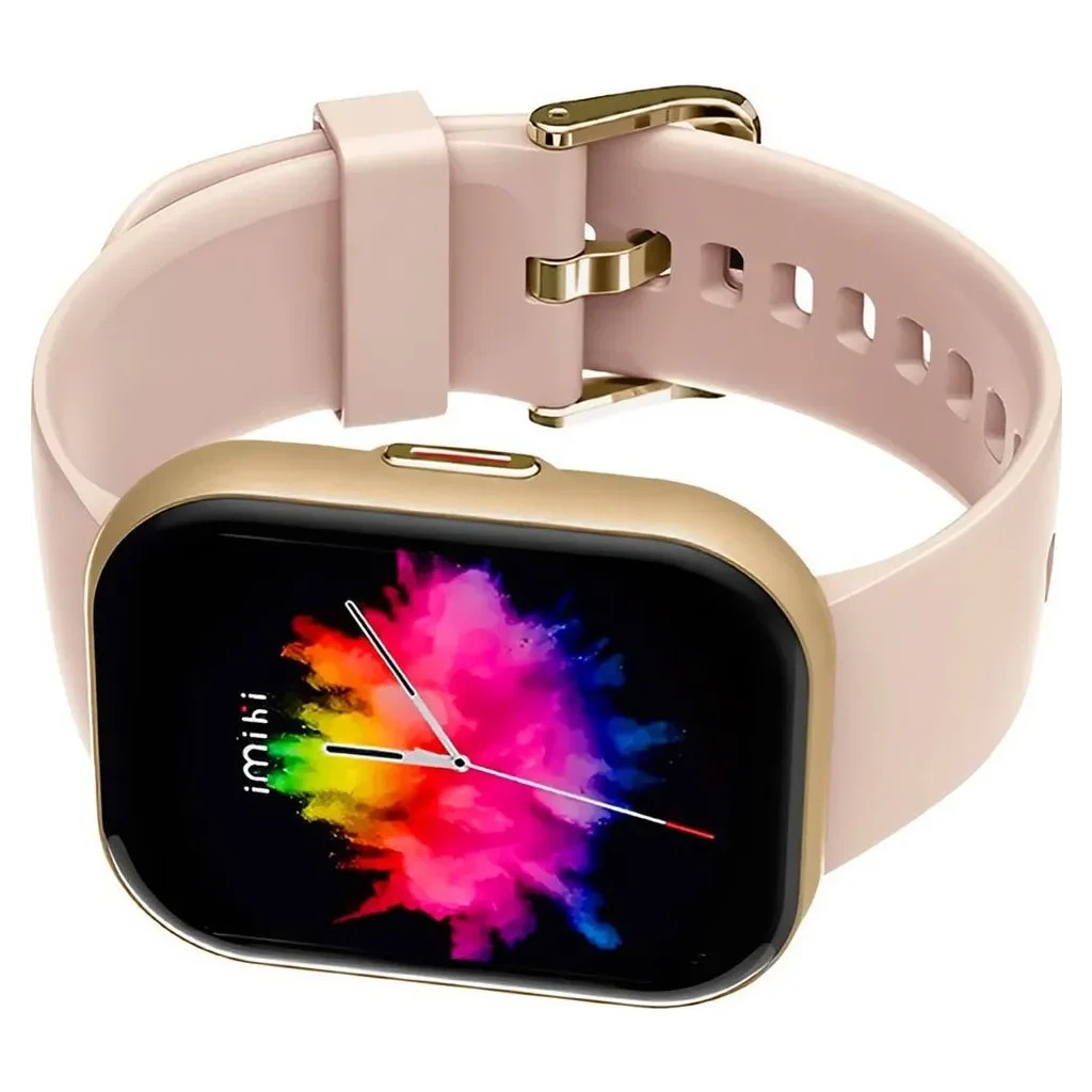 Смарт-годинник iMiki SE1 Gold Silicone Strap - зображення 2