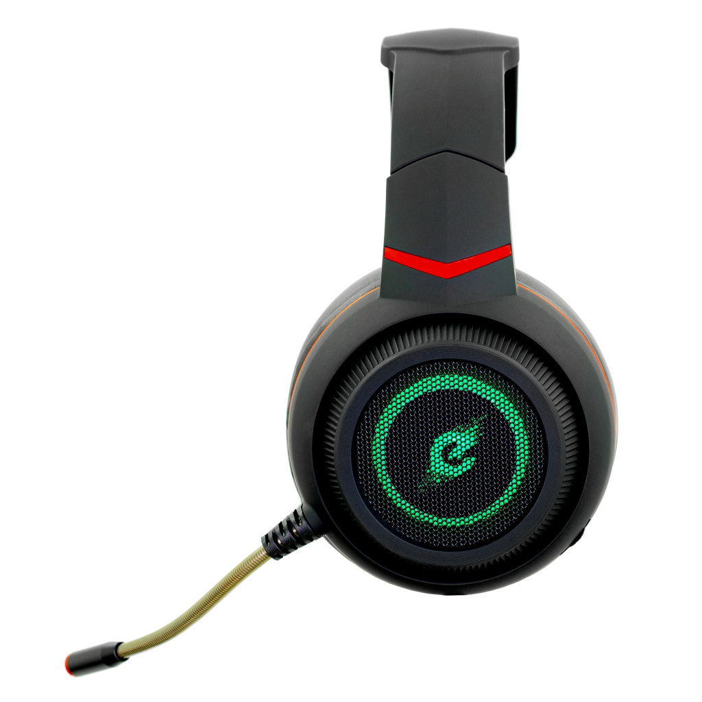 Навушники Ergo GН 250 Black-red - зображення 3