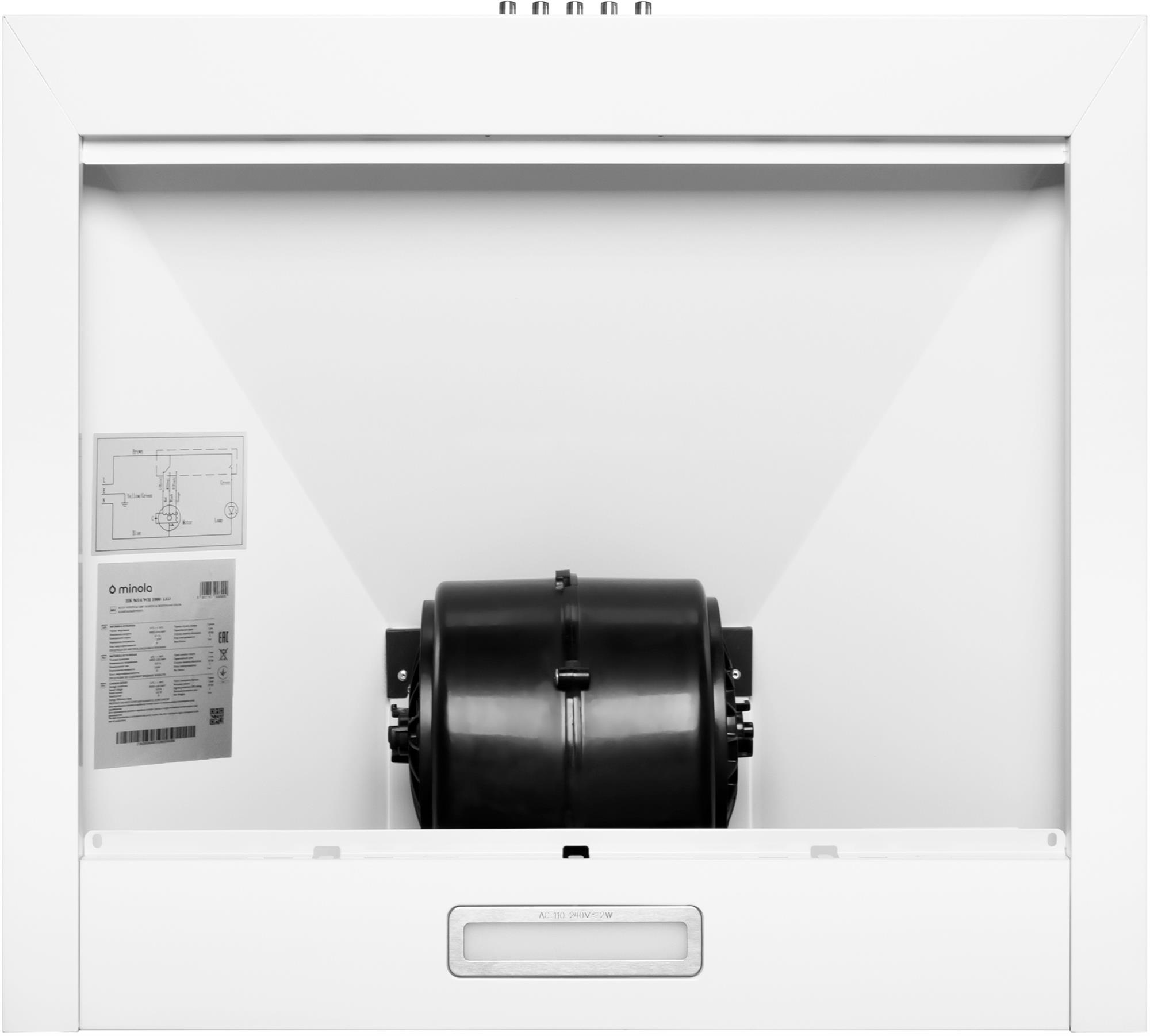 Витяжка Minola HK 5214 WH 700 LED - изображение 3