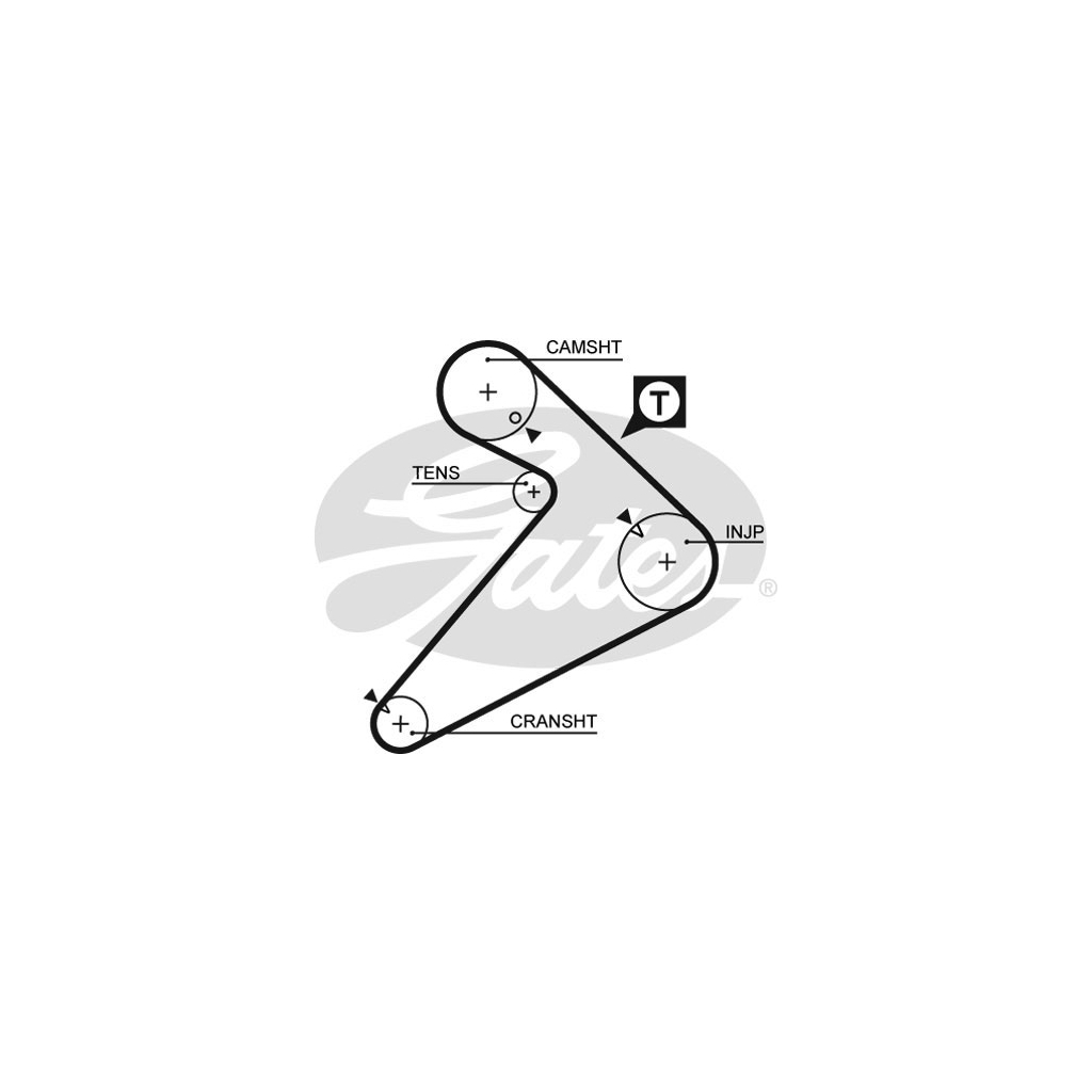 Ремінь ГРМ Gates 5222 - зображення 1