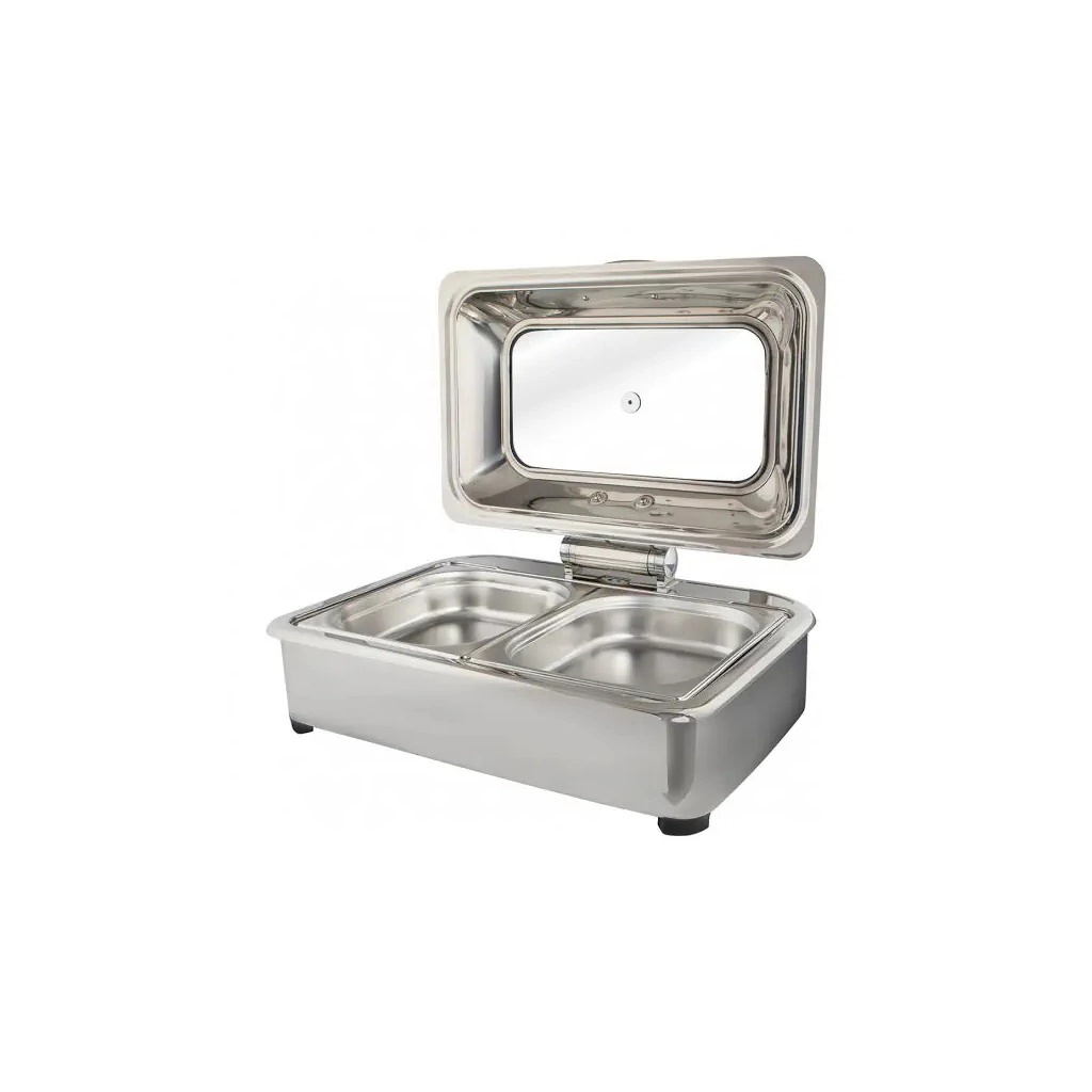 Мармит FoREST чафіндіш GN 1/1 з гідравлічною кришкою 590 х 435 х 310 мм (190110) - зображення 4