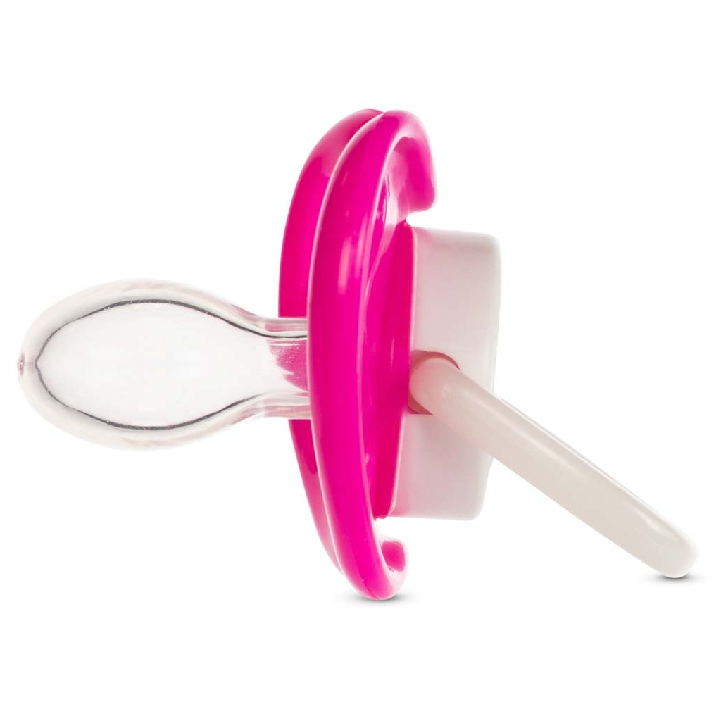 Пустушка Baboo Sea Life силіконова, світиться в темряві, 6+ міс (рожева) (5-032) - зображення 2