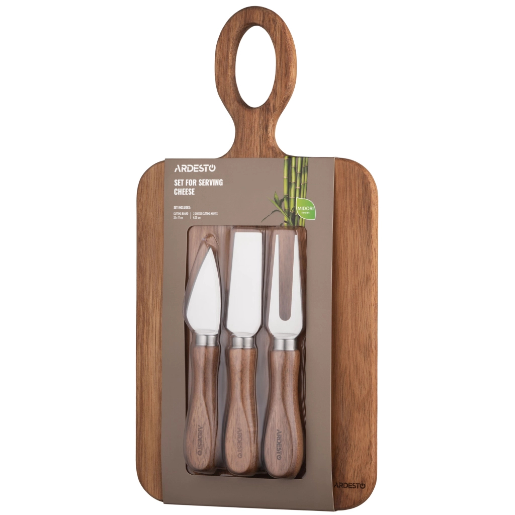 Дошка для подачі Ardesto Midori, для сиру 4 предмети (AR0929) - зображення 2